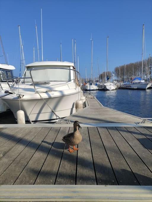 Nuit Insolite Sur L'Eau Au Port De Ouistreham Hotel Exterior photo